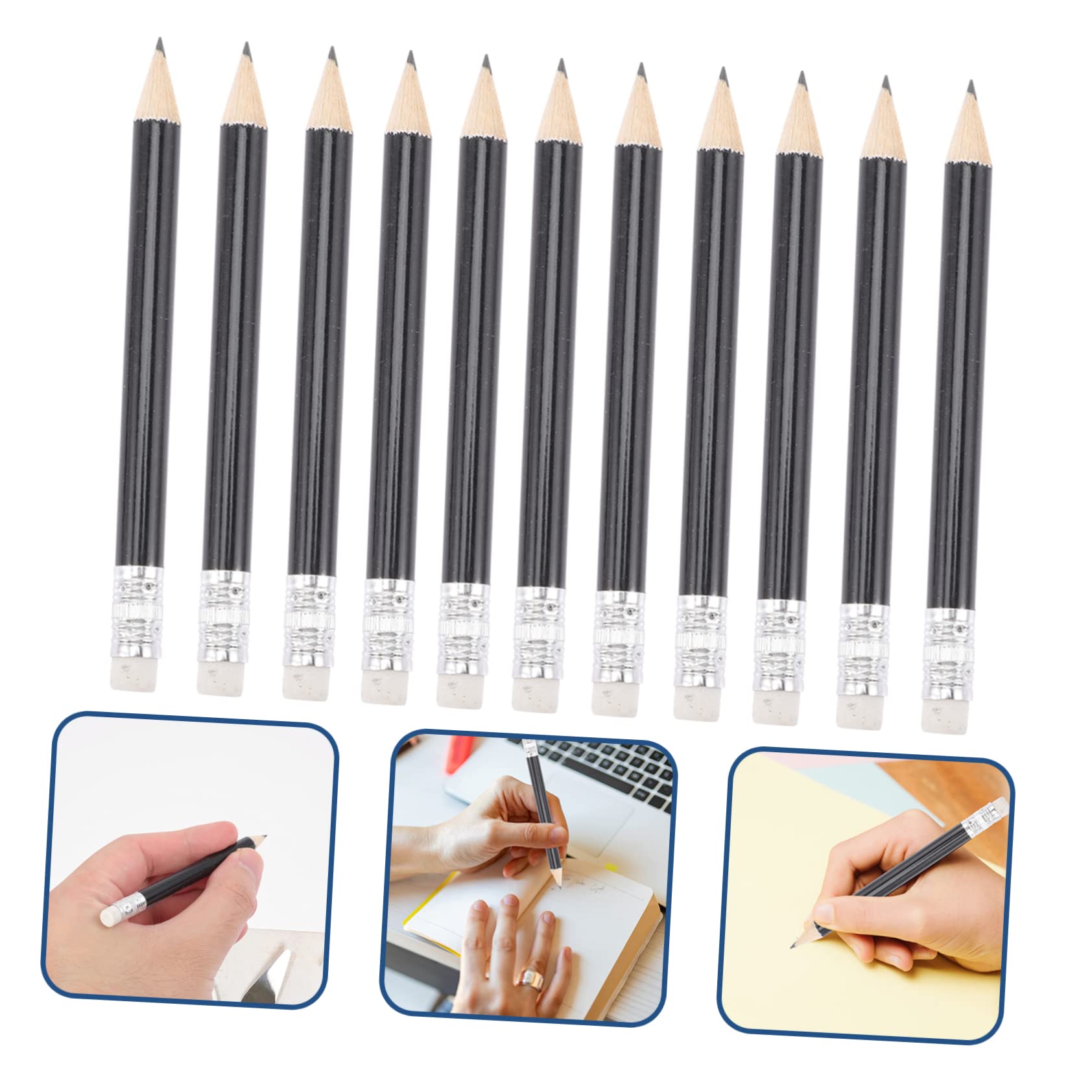 SHINEOFI 3 Sätze Golf Bleistift Bleistifte Für Golf Halbe Kurze e Für Radiergummi Radiergummis Weißer Radiergummi Geburtstags e Schul Stück * 3