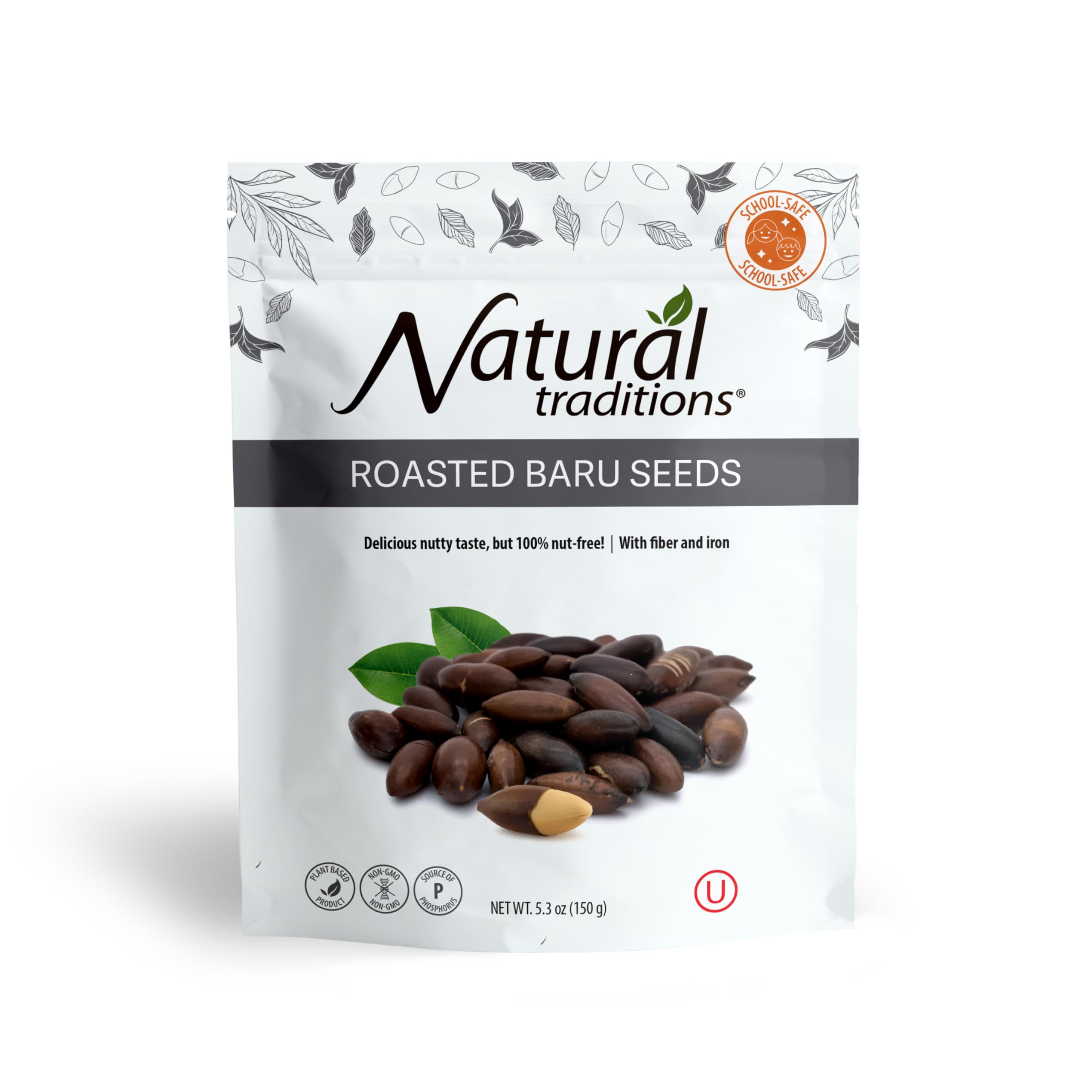 Organic TraditionsNatural Roasted Baru Seeds 5.3 oz Pkg