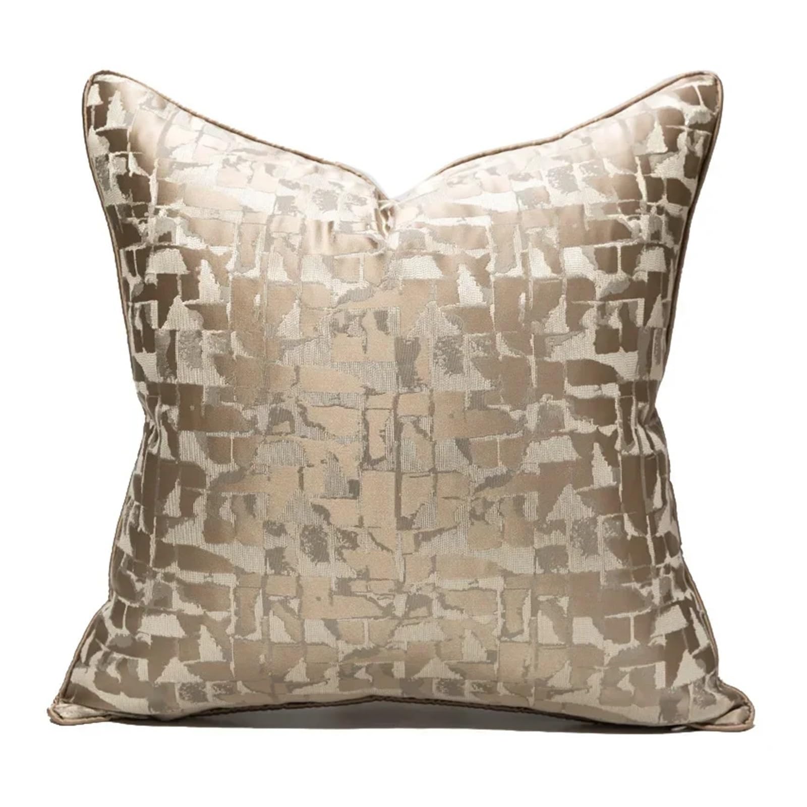 Fgujsur Color01 Cushion Covers Modern Light Luxury Cushion Cover 30X50 45X45 50X50cm Pillow Geometry Pillowcase Bed Room Sofa Home Decor(,45X45cm(18X18in))