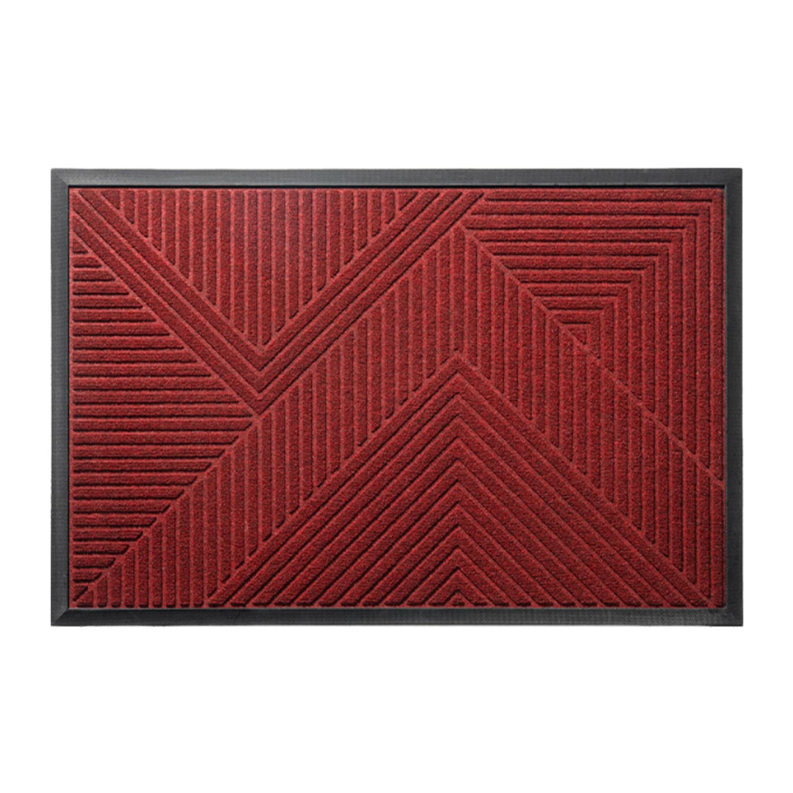 Tapis d'entrée extérieur 41.5x73.5 cm paillasson pour porche et garage