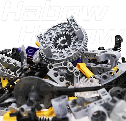 Miniatura 4 de 192pcs Technic-Parts Axle-Pin-Connector Compatible con Lego-Technic, Ruedas Link Chain Steering Technic-Spension Engine Technic Actuador lineal