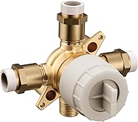 Vista 1 de Moen U140V M-CORE 4 Port Tub and Shower Pre-Fabricated Mixing Valve with CPVC Connections