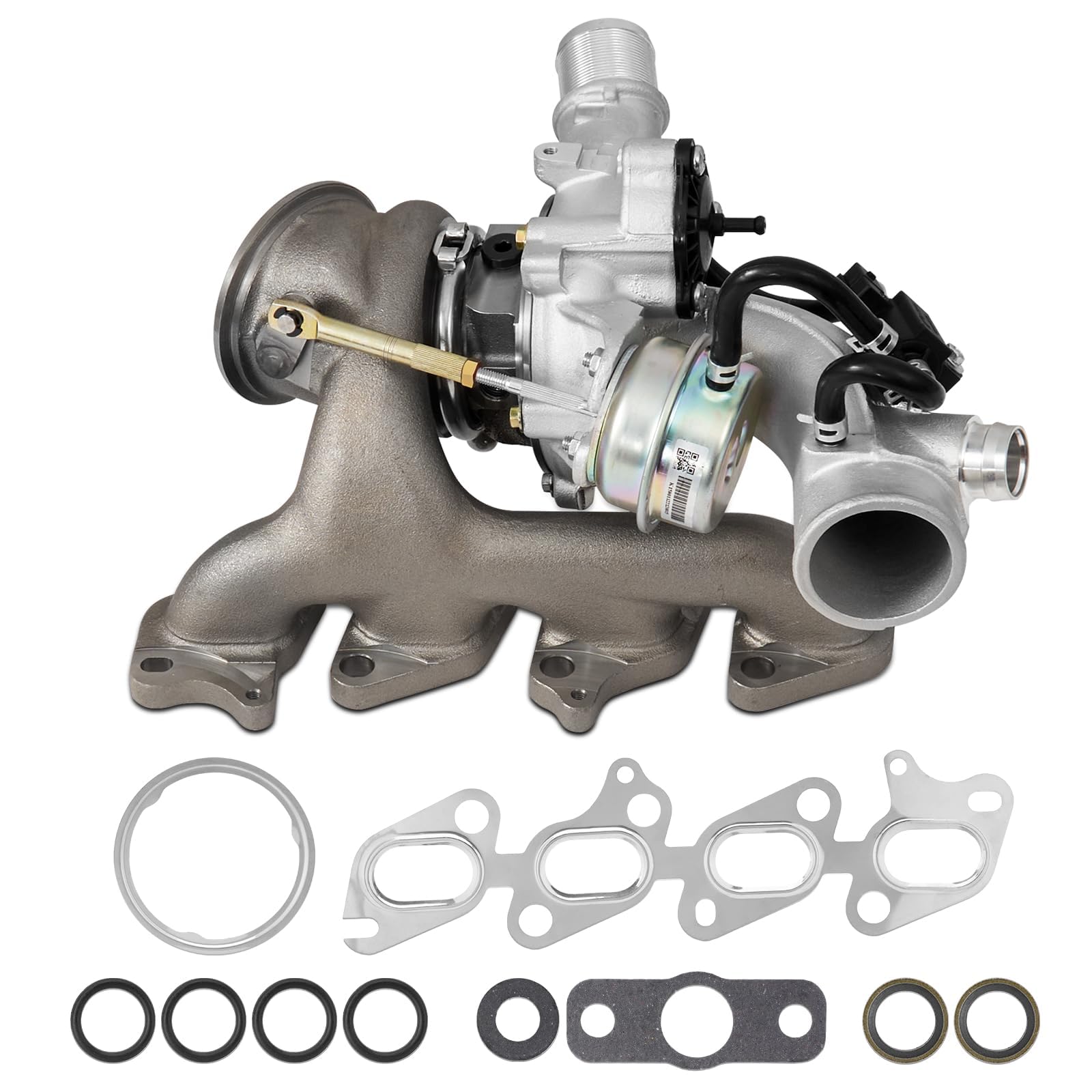 Photo 1 of 667-203 1.4 Turbo Turbocharger with Gasket Compatible with 2011-2015 Chevrolet Cruze 2012-2020 Chevy Sonic 2013-2018 Trax 2013-2020 Buick Encore 1.4L Turbo Charger Replace# 55565353