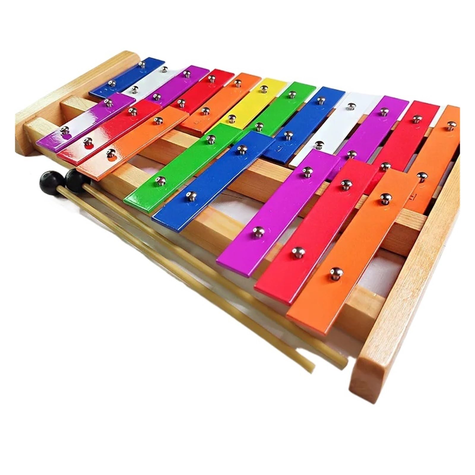 Xylophone, 20 Tones | Strumento con base in legno e pezzi in alluminio