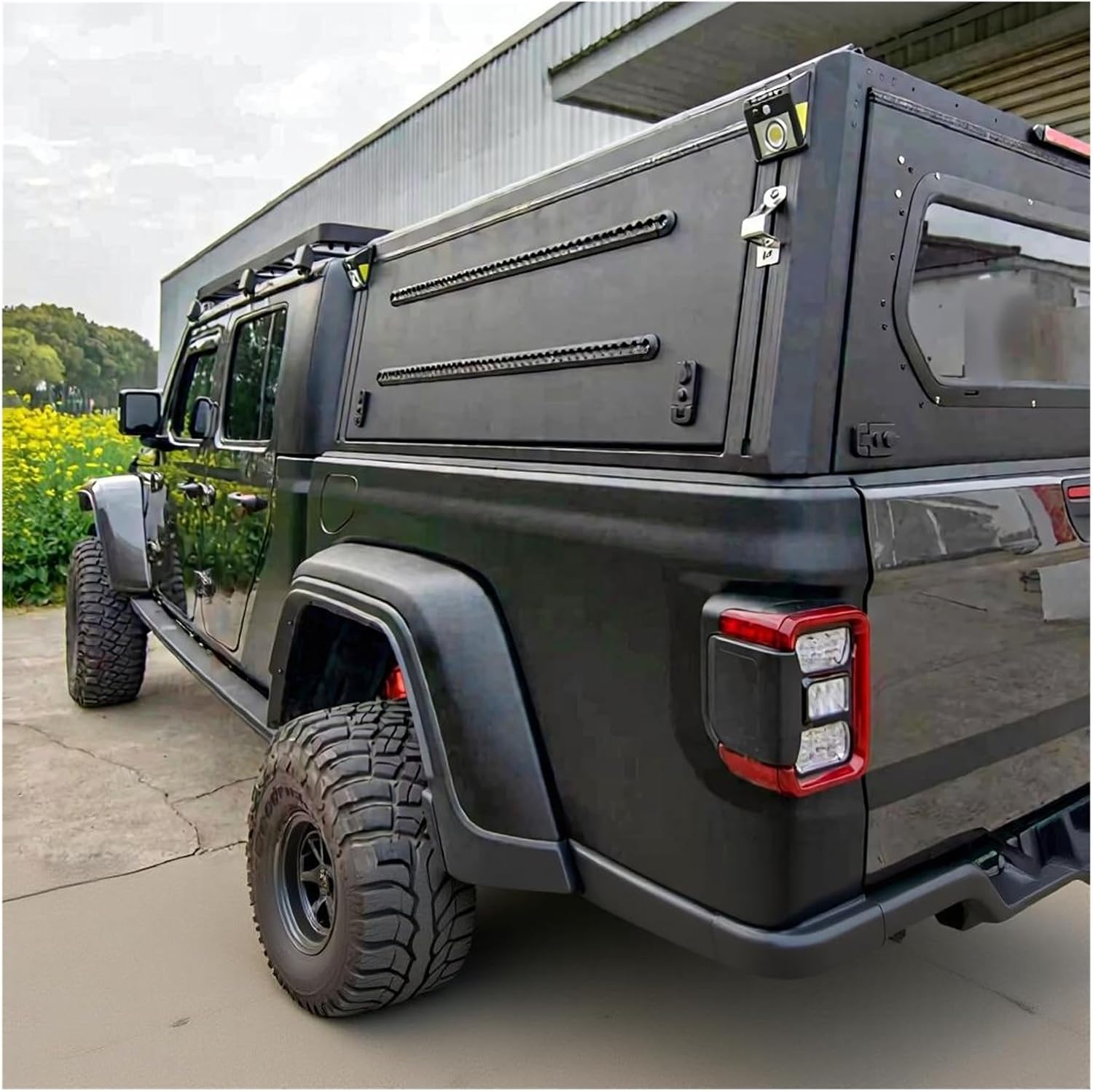 Majolaory Custom Hardtop Canopy Compatible for F150 Hilux Ranger Raptor Pickup Truck Camper