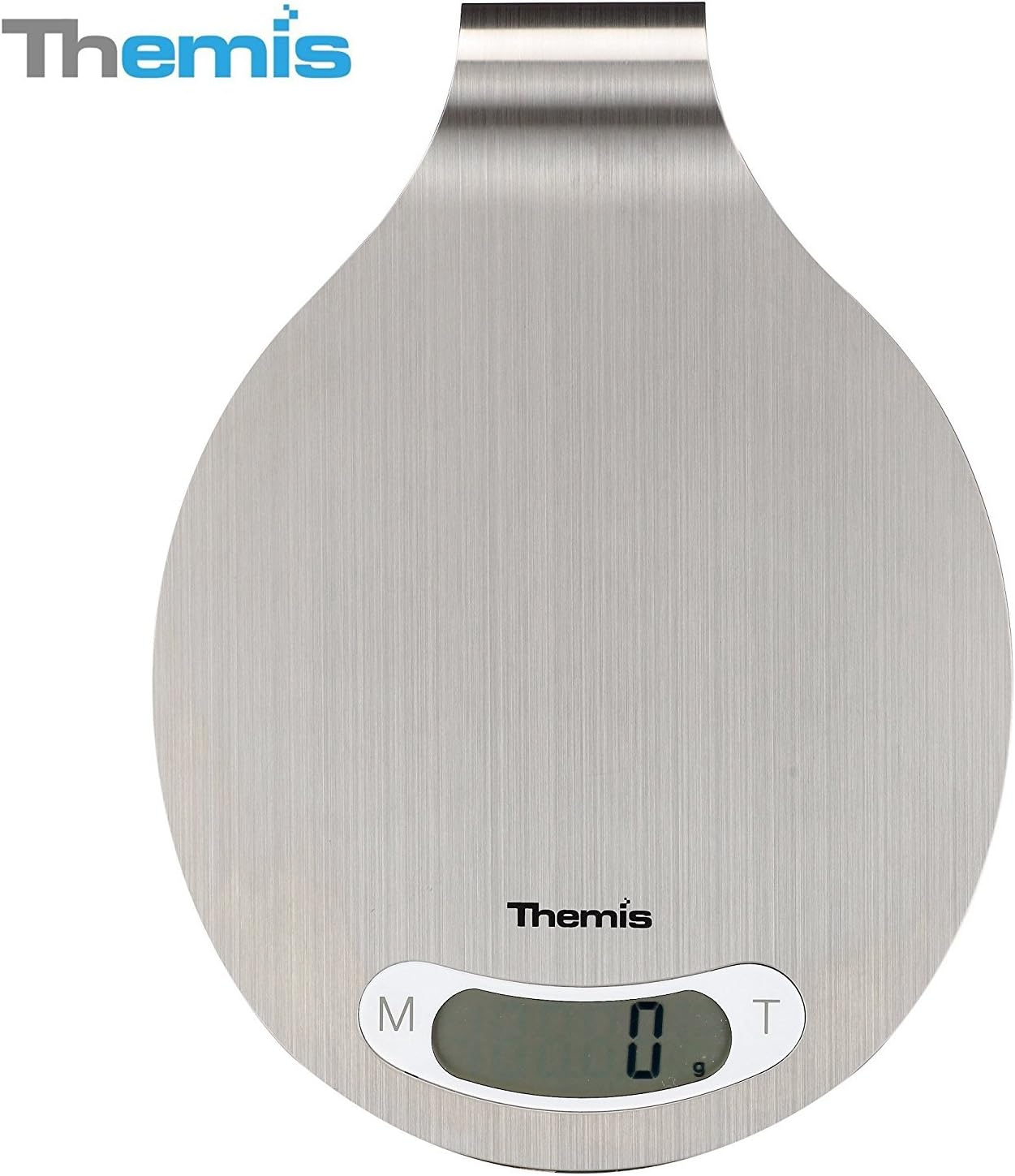 TMS1535 Hook Design Digital Multifunction Kitchen Scale, Accurate Electronic Food Scale 1g to 5kg / 0.05oz to 11lbs; Stainless Steel, Easy for Cleaning