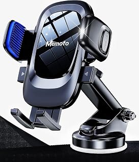 Car Phone Holder Memofo, Windshield Universal Car Mount Phone Holder Desk Stand with Suction Cup Base and Telescopic Arm for iPhone, Samsung, Google, Nokia,Huawei, Other Smartphones