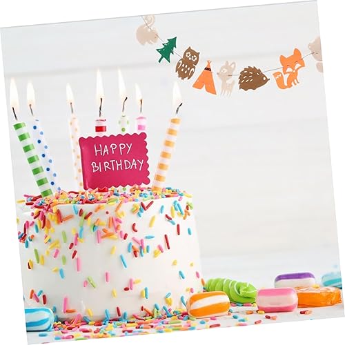 Miniatura 4 de 2 pancartas creativas colgantes de animales para decoraciones de fiesta de cumpleaños, fácil de instalar, reutilizables, banderines de dibujos