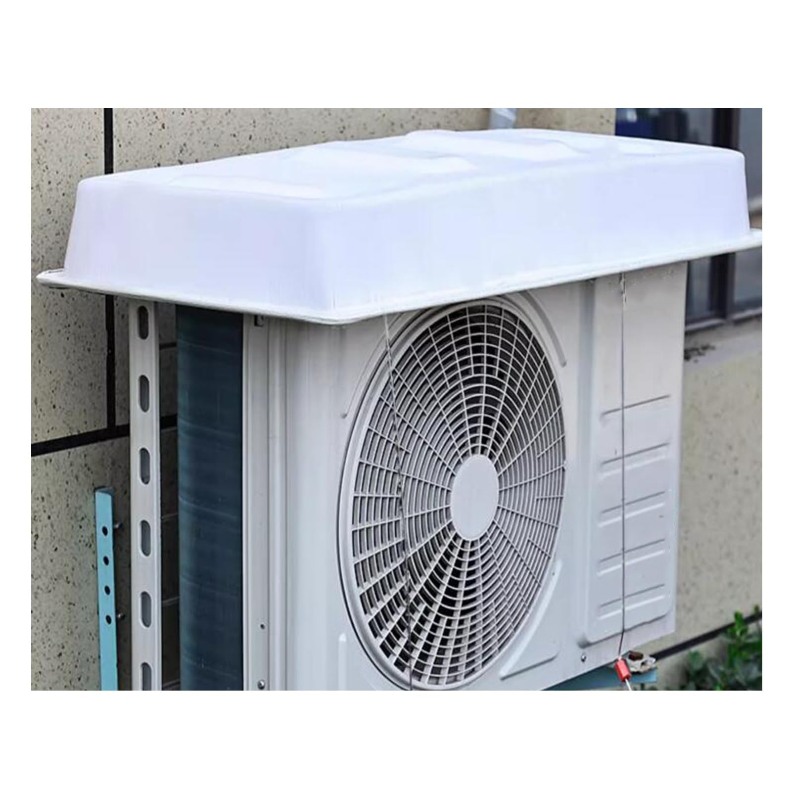 Couvercles de climatiseur de fenêtre PVC blanc anti-intempéries