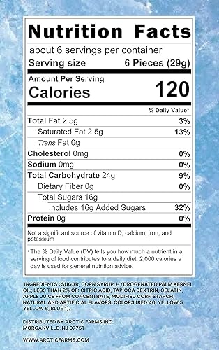 Miniatura 9 de Arctic Farms Almohadas liofilizadas con forma de explosión de caramelo en bolsa y en caja + Starburst gratis (rojo favorito, paquete de 2)