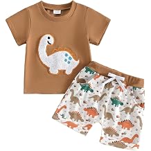 Toddler Baby Boy Summer Clothes Short Sleeve T-Shirt Tops Shorts Set 2Pcs Casual Outfit
