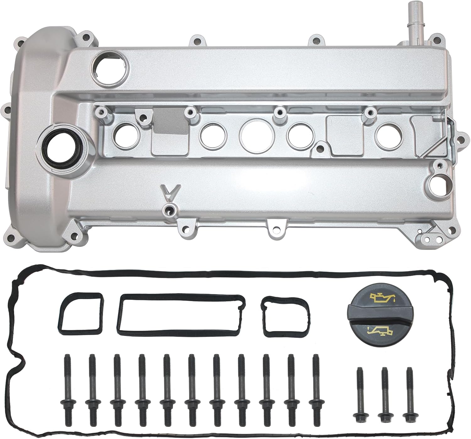2.5L Aluminum Valve Cover Compatible with 2009-2011 Mercury Mariner 2009-2012 Ford Escape Replace# 9E5Z6582G