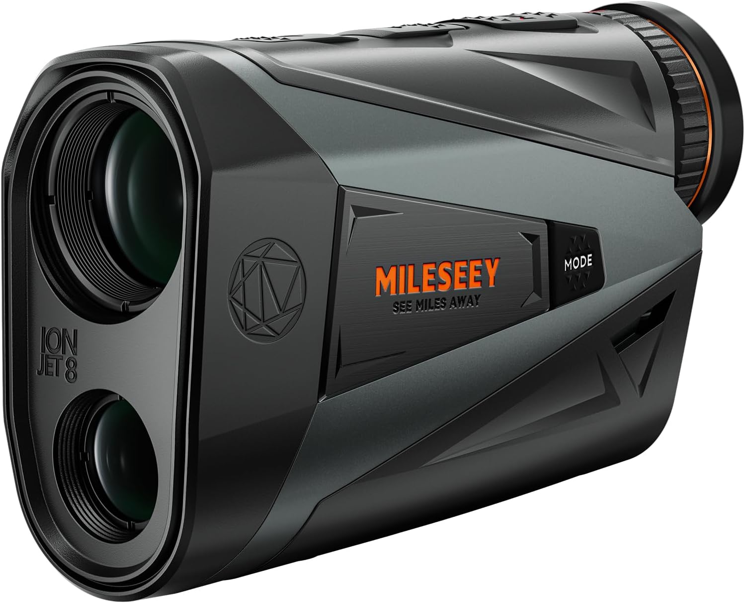 MILESEEY IONJET Hunting Rangefinder, 8000+ Yards, Ballistic/Archery/P2P/LOS Mode, MicroLED Display, 7.5X Magnification, w/Environmental Sensors, Rechargeable Waterproof Laser Range Finder for Rifle