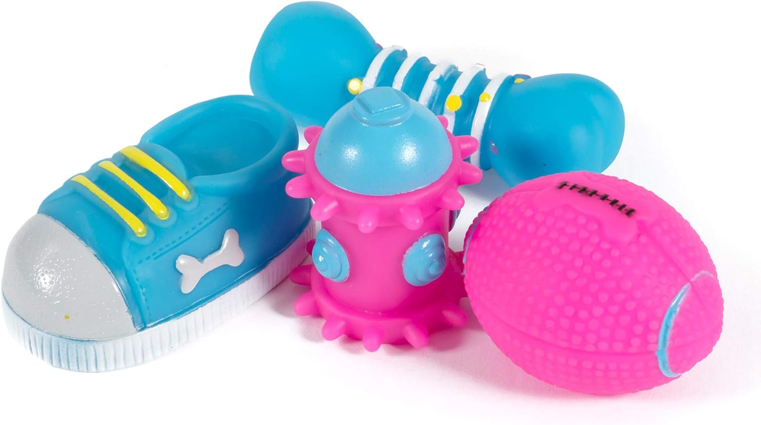 Ancol Small Bite Puppy Vinyl Selection Assorted, 8 cm