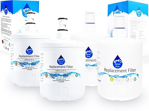 Paquete de 4 filtros de agua de repuesto para refrigerador Whirlpool ED25UEXHW00, compatible con Whirlpool 8171413, 8171414 cartucho de filtro de disponible en Yaxa Colombia