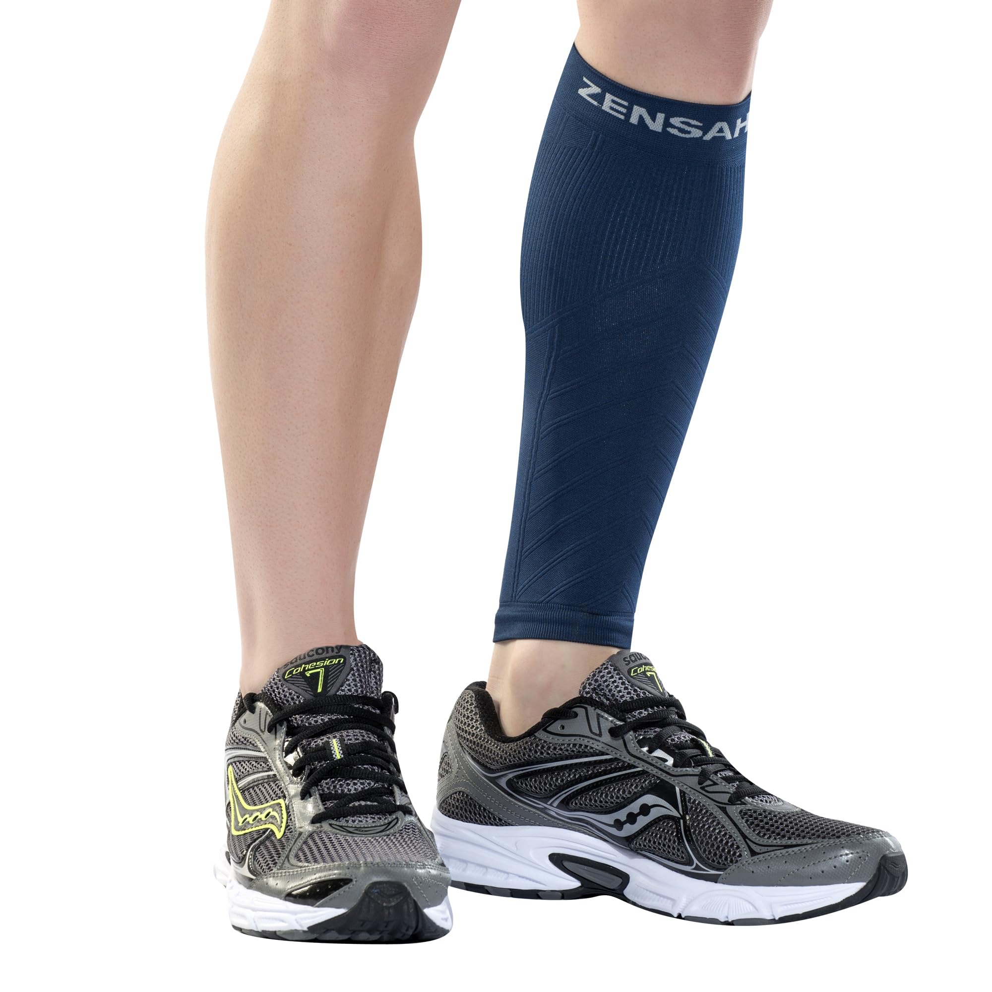 Zensah Herren Shin Splint/Calf Compression Sleeve Kompressionsbeinbandage