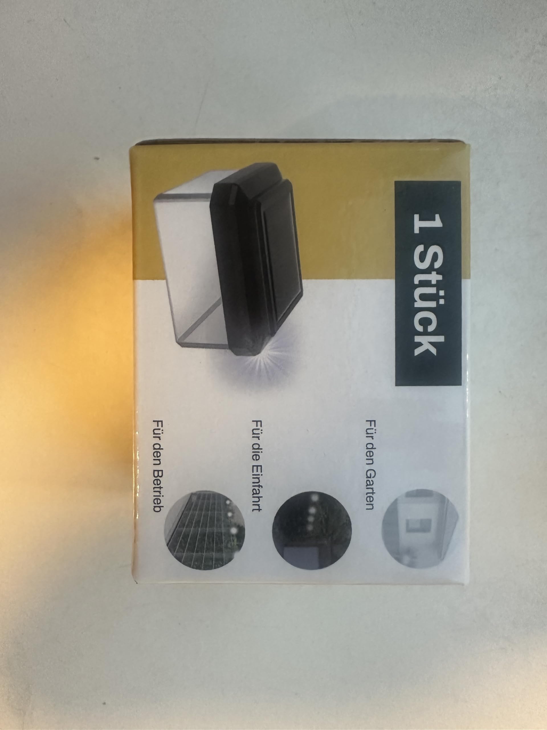 6040 Solar Zaunleuchte LED 6er Packung für Doppelstabmattenzaun
