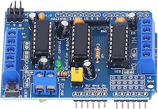 Placa de driver de motor DC L293D Módulo de placa controladora de expansão de motor de passo compatível para Duemilanove