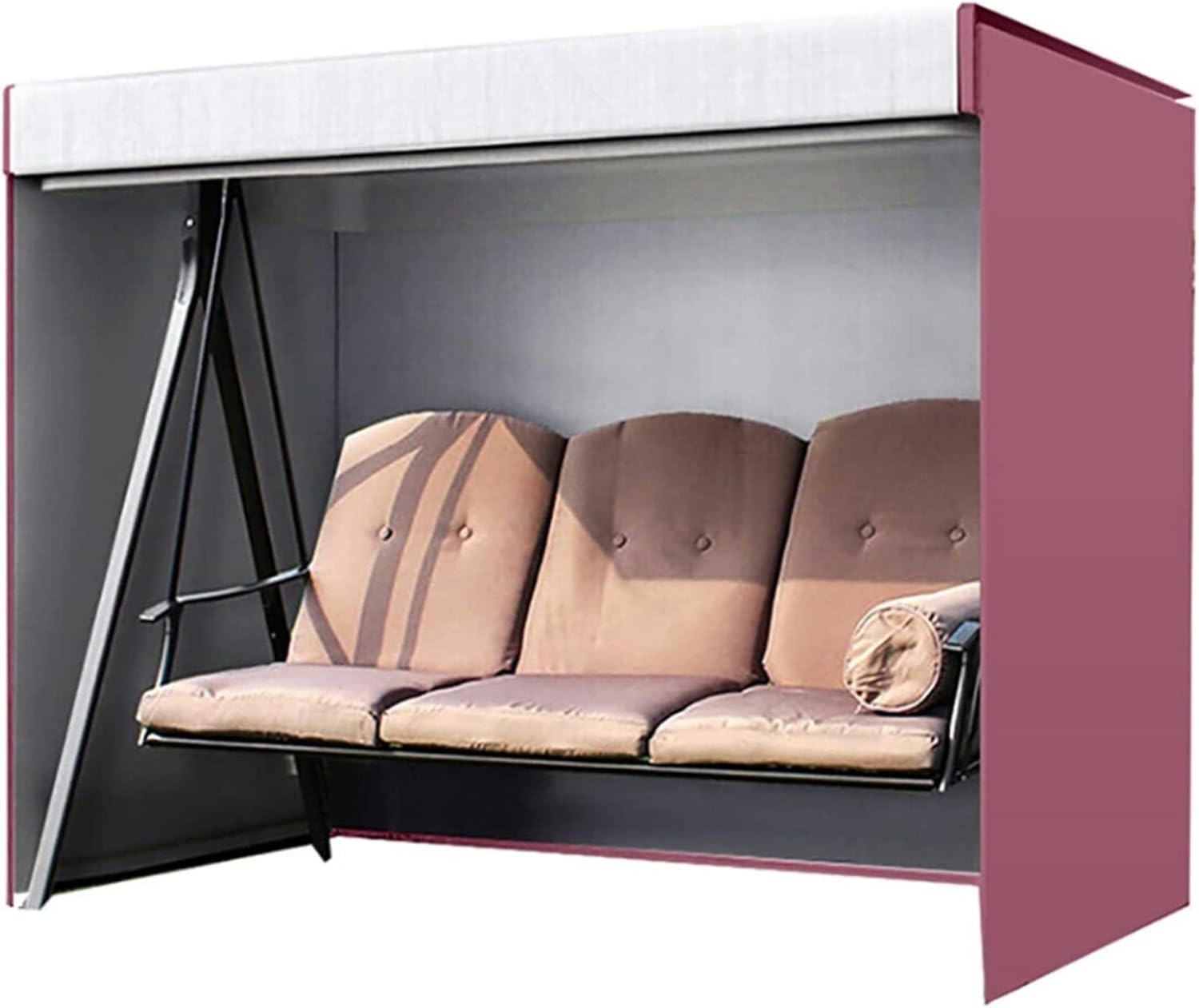 Patio Swing Cover Heavy Duty Swing Canopy Replacement Cover Outdoor Funiture Garden Hammock Protective Cover,Oxford Cloth Durable Resistant Tear