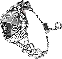 Vista 15 de WINGLE Bling Band - Funda para Apple Watch Band para mujer de 1.575 pulgadas SE 3/2/1 Series 6 5 4, lujo brillante con diamantes de imitación