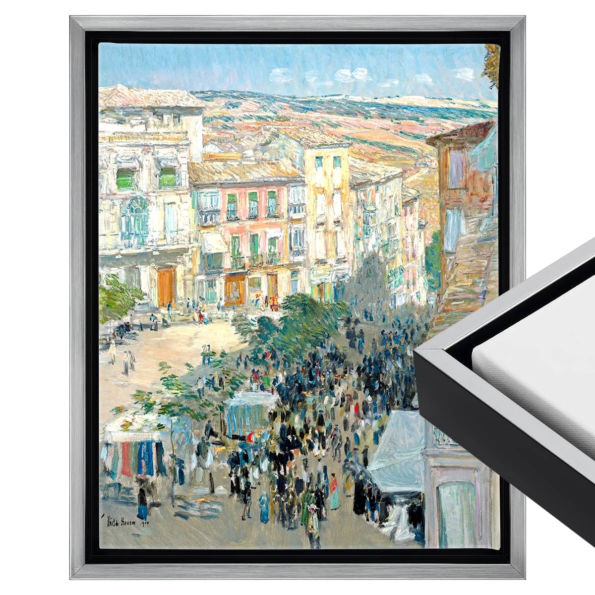 Cadre flottant pour toile épaisse 3,8 cm, fixez facilement vos œuvres sans écraser les bords