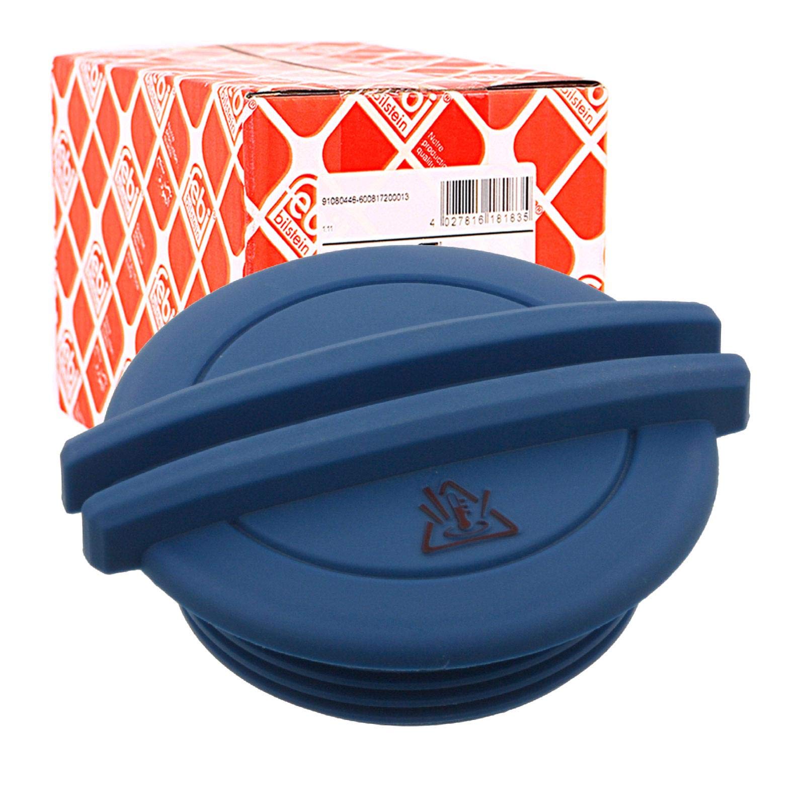 febi bilstein40722 Radiator Cap for coolant expansion tank, pack of one, blue
