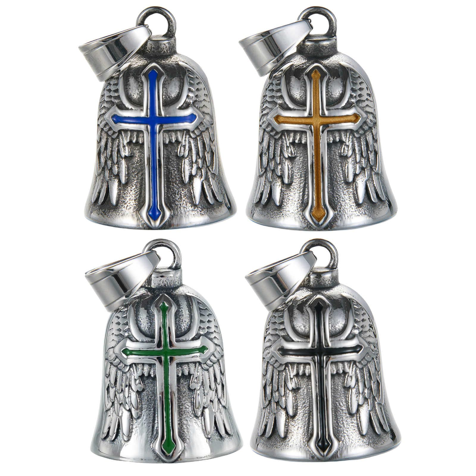 Motorcycle Bell Guardian Angel Gremlin Lucky Charm Gift For Riders