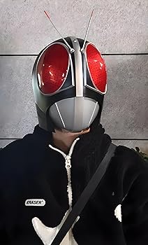 Amazon.co.jp: [EINI] 仮面ライダーBLACK RX ヘルメット コスプレ