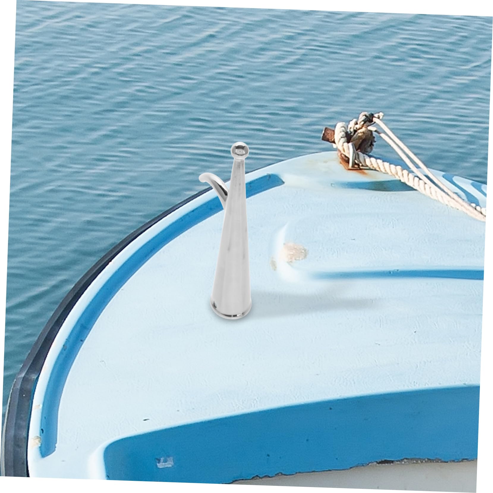 ibasenice Gancio per Ormeggio della Barca in Acciaio Inossidabile, Testa per Asta da 34mm, Superficie Liscia per Yacht e Attracco Sicuro
