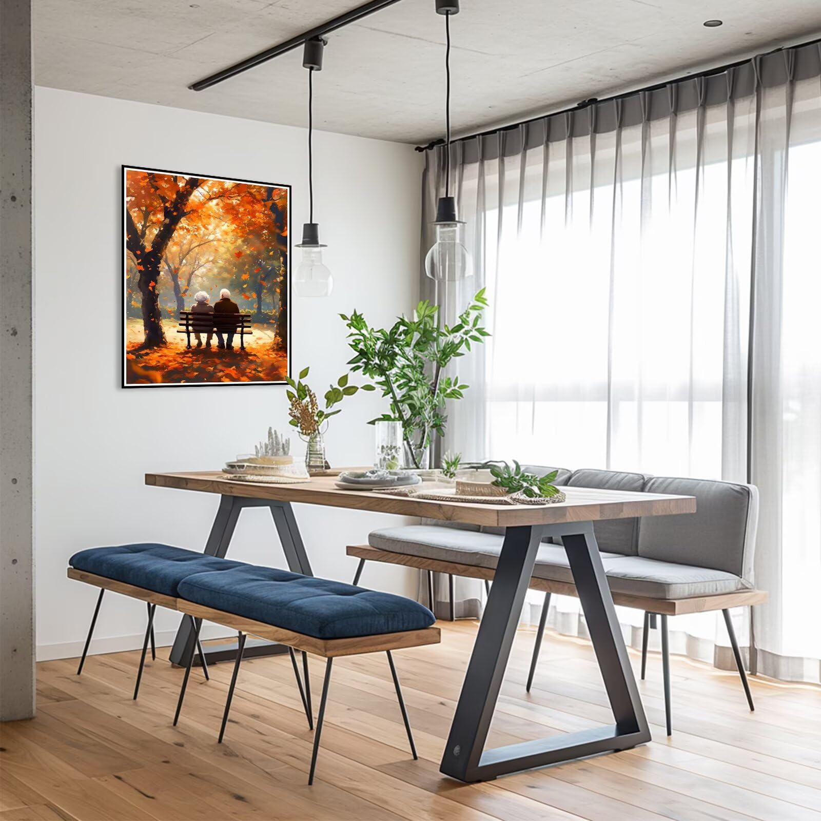 80 x 110 cm duży obraz numeryczny dla dorosłych drzewo malowanie według numerów starsze DIY zestawy na płótnie dla dzieci i dziewcząt prezent z 3 pędzlami i akrylowymi zajęciami dla kobiet kreatywny