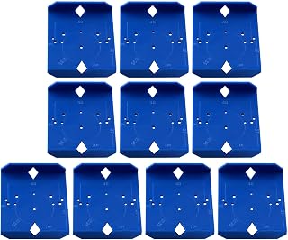 HOOWIFFY 10 Stuks Jig de Perçage de Charnière Cachée pour Portes de Meubles Bleu Positionneur de Trou de Charnière pour Ar...