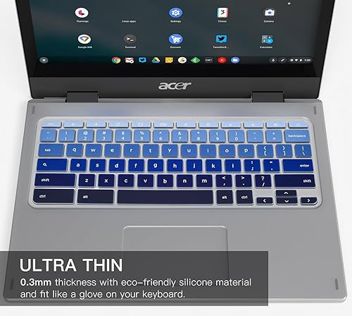 Miniatura 9 de Cobertor de teclado para Acer Chromebook Keyboard ultra fino antipolvo para Acer Chromebook 11 CB3-131  Chromebook R 11 CB5-132T  133 pulgadas