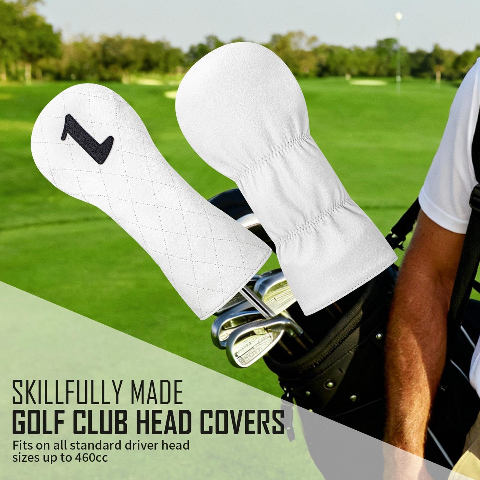Fundas para Palos de Golf Resistentes a Prueba de Arañazos para Mujeres, 4 Unidades