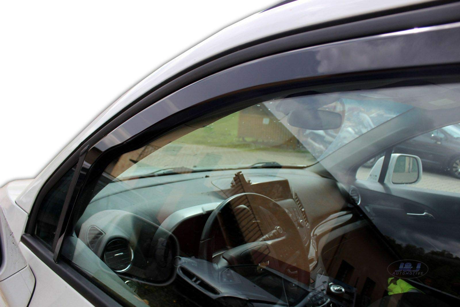 J&J AUTOMOTIVE Deflettori d'Aria per Chevrolet Orlando 5-Porte Berlina 2011-2018, Set da 4 Pezzi, Nero Fumé Oscurato Heko