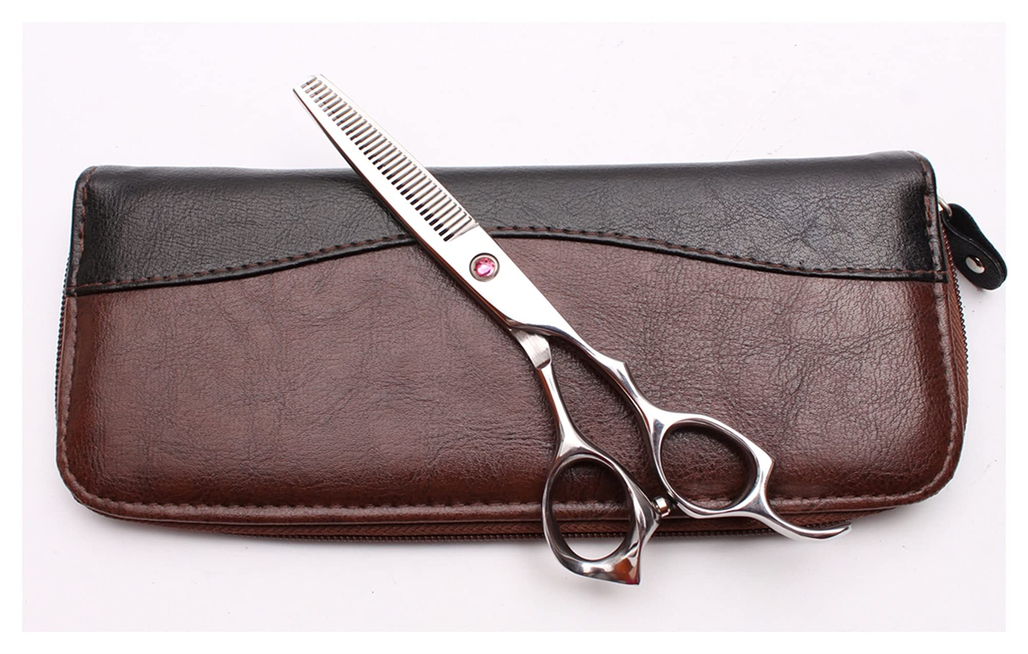 Schere Zum Haareschneiden, 6-Zoll-Friseurschere, Professioneller Friseur, Schere Und Effilierschere Für Das Styling Im Friseursalon, Haarschneideset,Blau-Q