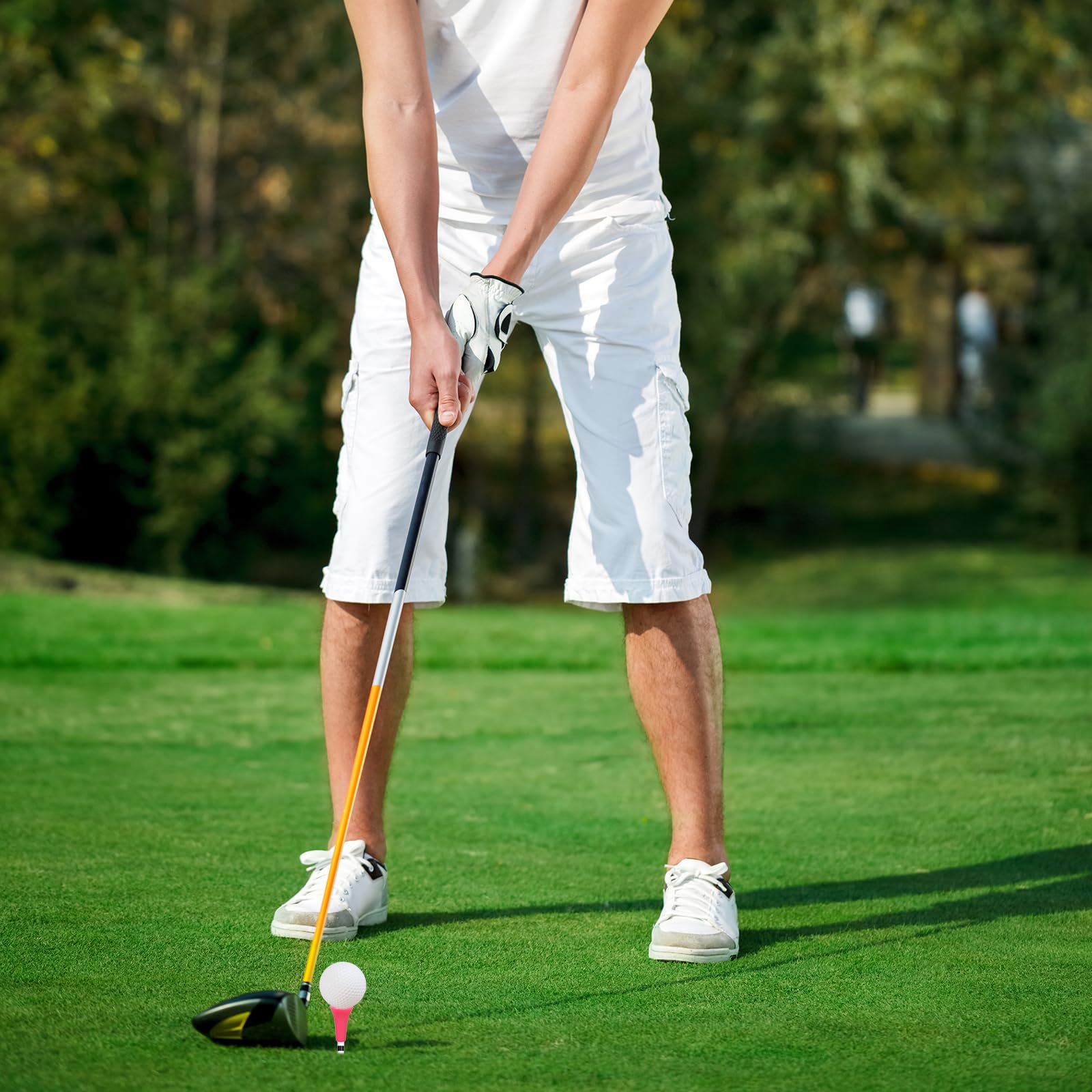 50 Piezas Tees de Golf 8.3 x 1.7cm tee de Golf Plástico Reutilizables Duraderos Coloridas Golf Tees para Regalo Práctica Golfistas o Familiares Prácticos 83mm