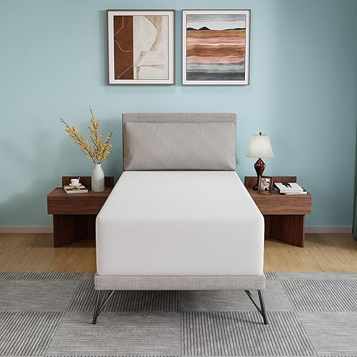 PayLessHere Colchón de espuma viscoelástica de gel de 14 pulgadas, colchón de firmeza media, sin fibra de vidrio, certificado CertiPUR-US, cama en