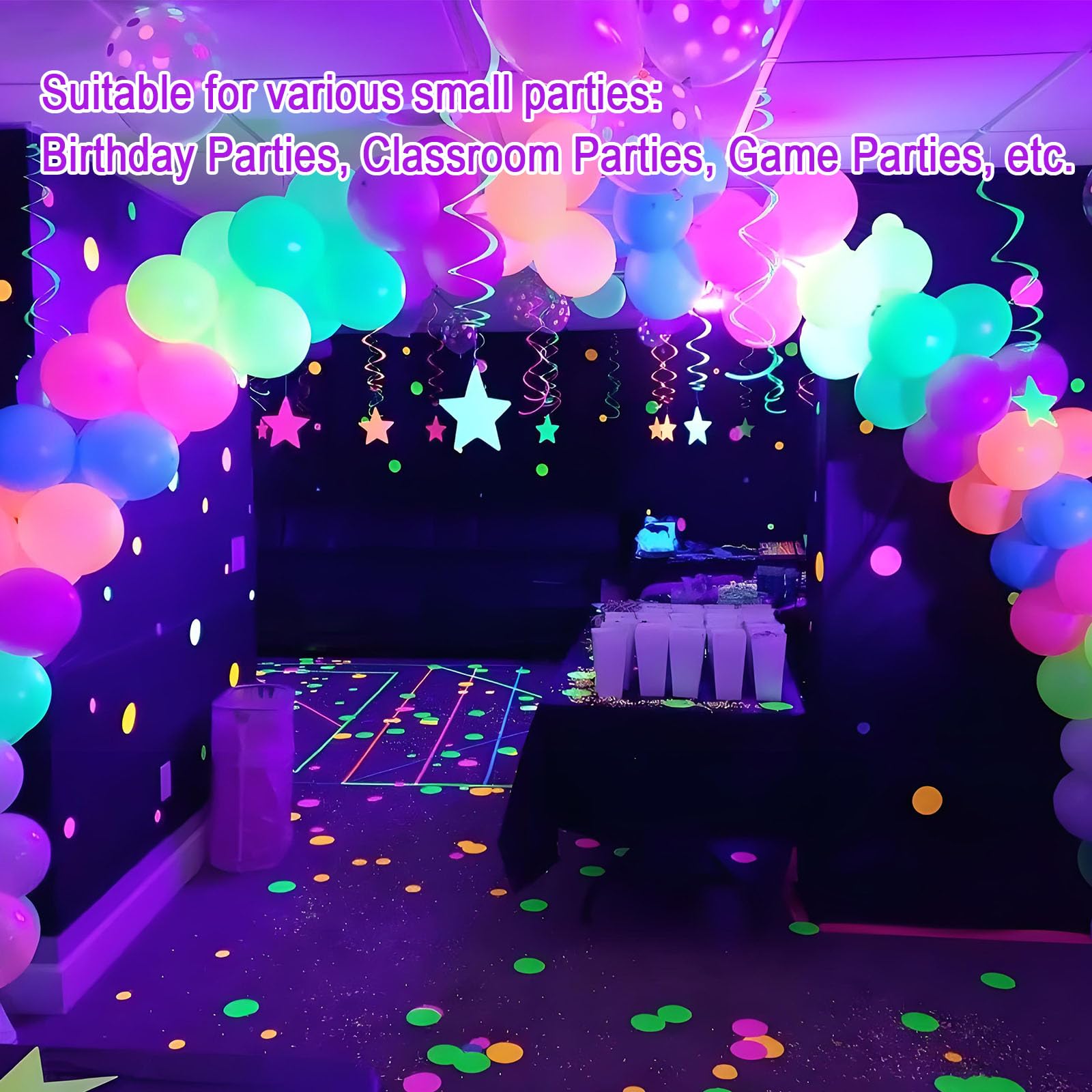 2 Pièces 10W LED Lumiere Noir e, Barre de Lumières UV, Neon Lumier e Noire, Barres de lumière Noire Portable, 5V Port USB 385-405 NM pour Halloween,Noël Soirée,Body Painting Peinture,DJ Disco