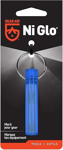 Vista 15 de GEAR AID Ni Glo 2” UV Rechargeable Glowing Keychain, Glow-in-the-Dark Accessory for Keys, Camping and Outdoor Gear