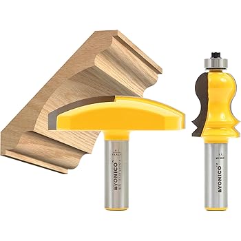 Stile Router Bit 3 Piece 1/2 Vastago Ogee Panel Elevado Y C | Meses Sin