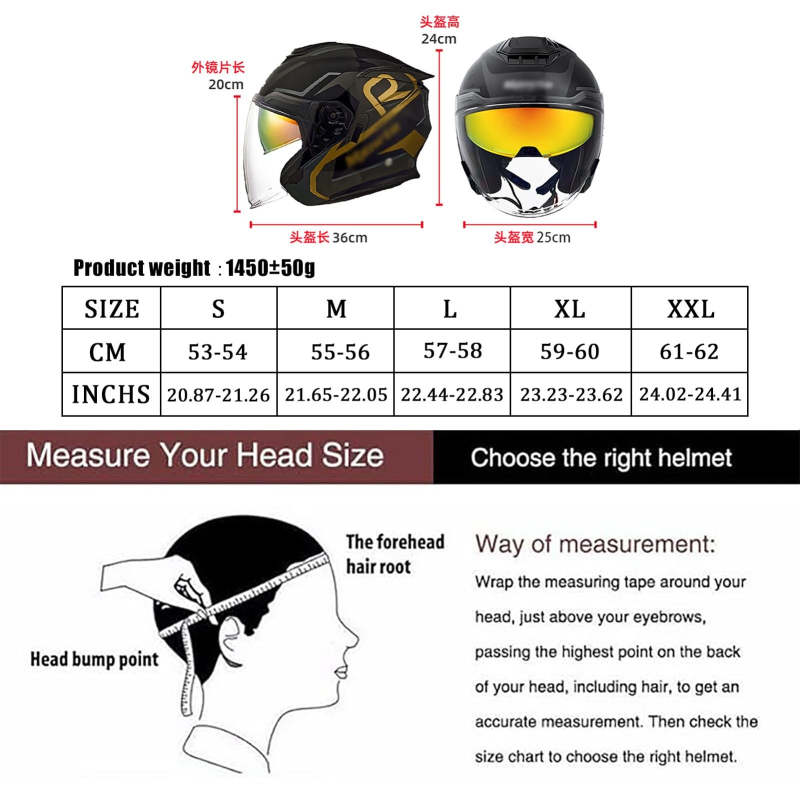 Casco De Moto Jet, Medio Casco con Visera, Casco De Ciclomotor con Bluetooth, Apto para Conducción En Carretera, Homologado Según ECE 2206, Unisex