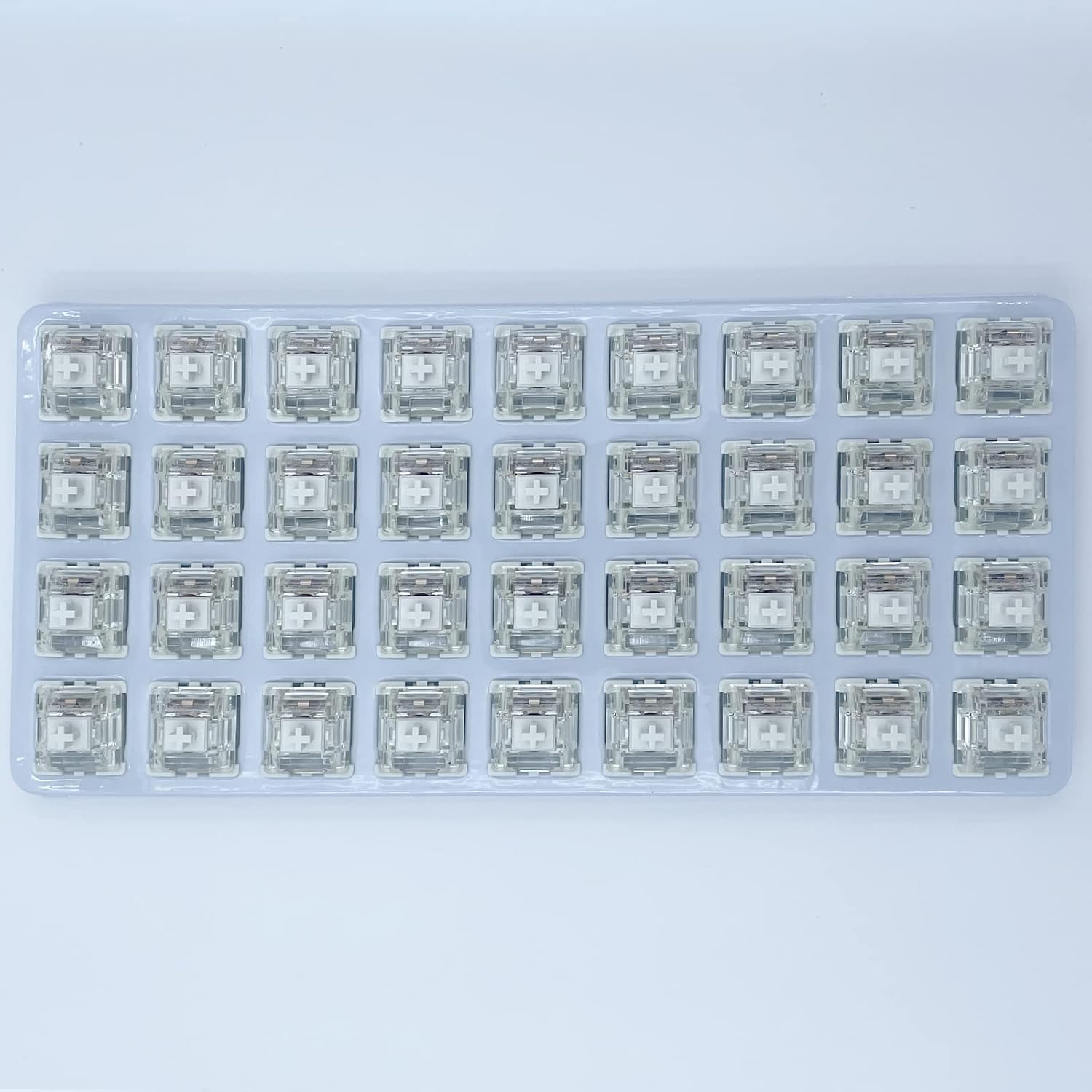 Gateron Pro 2.0 Switch 3-Pin Prelubricated RGB Yellow Red Brown Compatible MX Mechanical Keyboard (108pcs Pro 2.0 White)