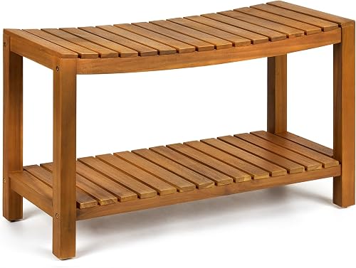 Upolana 32" Teak Shower Bench