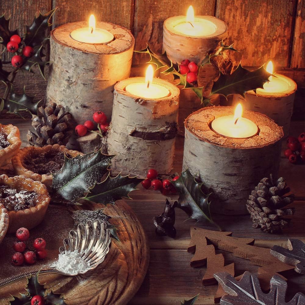 100 Pack White Tealights Bulk, Small Unscented Tea Light Candles for Home Decor, Table Centerpieces, Marriage Proposal