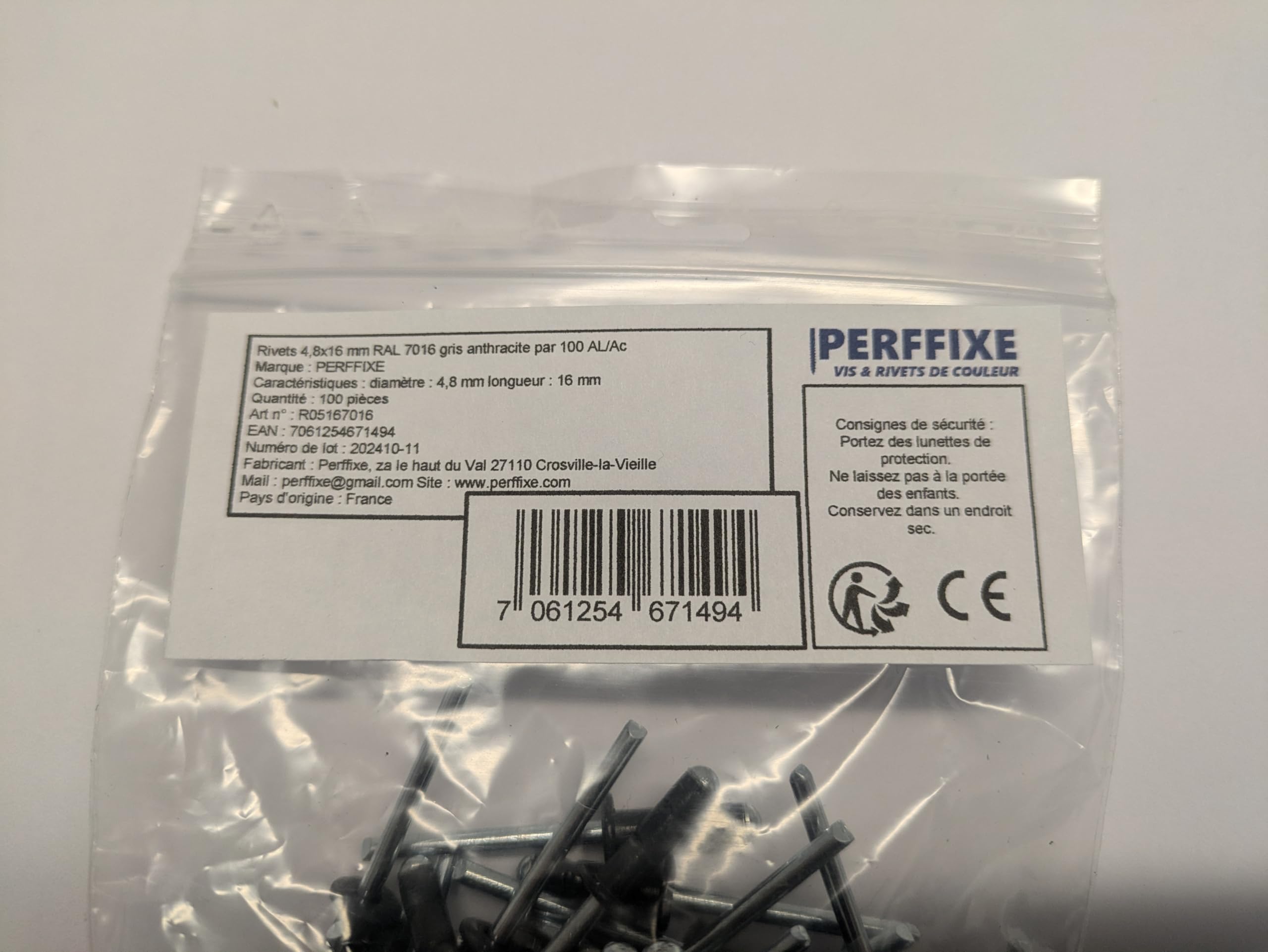 Viti Per Pannelli Facciali 4,8x38 Mm RAL 7016 Grigio Antracite Inox A2 - Confezione Da 50 Pezzi - Foto 10