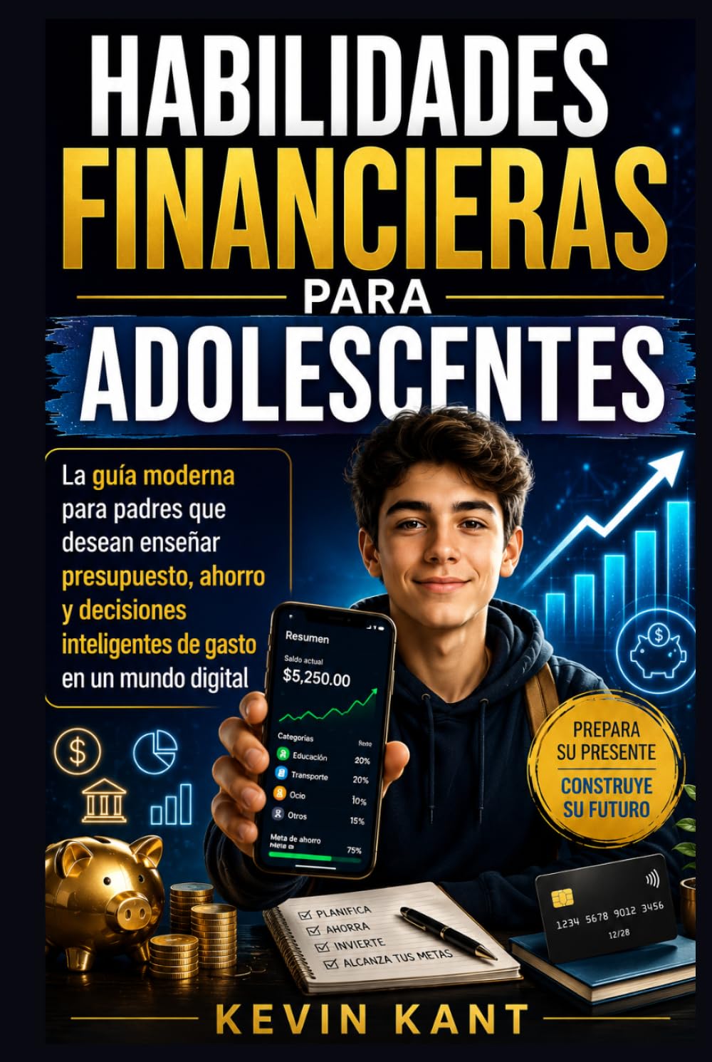 Habilidades Financieras para Adolescentes: La guía moderna para padres que desean enseñar presupuesto, ahorro y decisiones inteligentes de gasto en un mundo digital