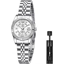 Women's Elegant Stainless Steel Analog Quartz Small Wrists Watches