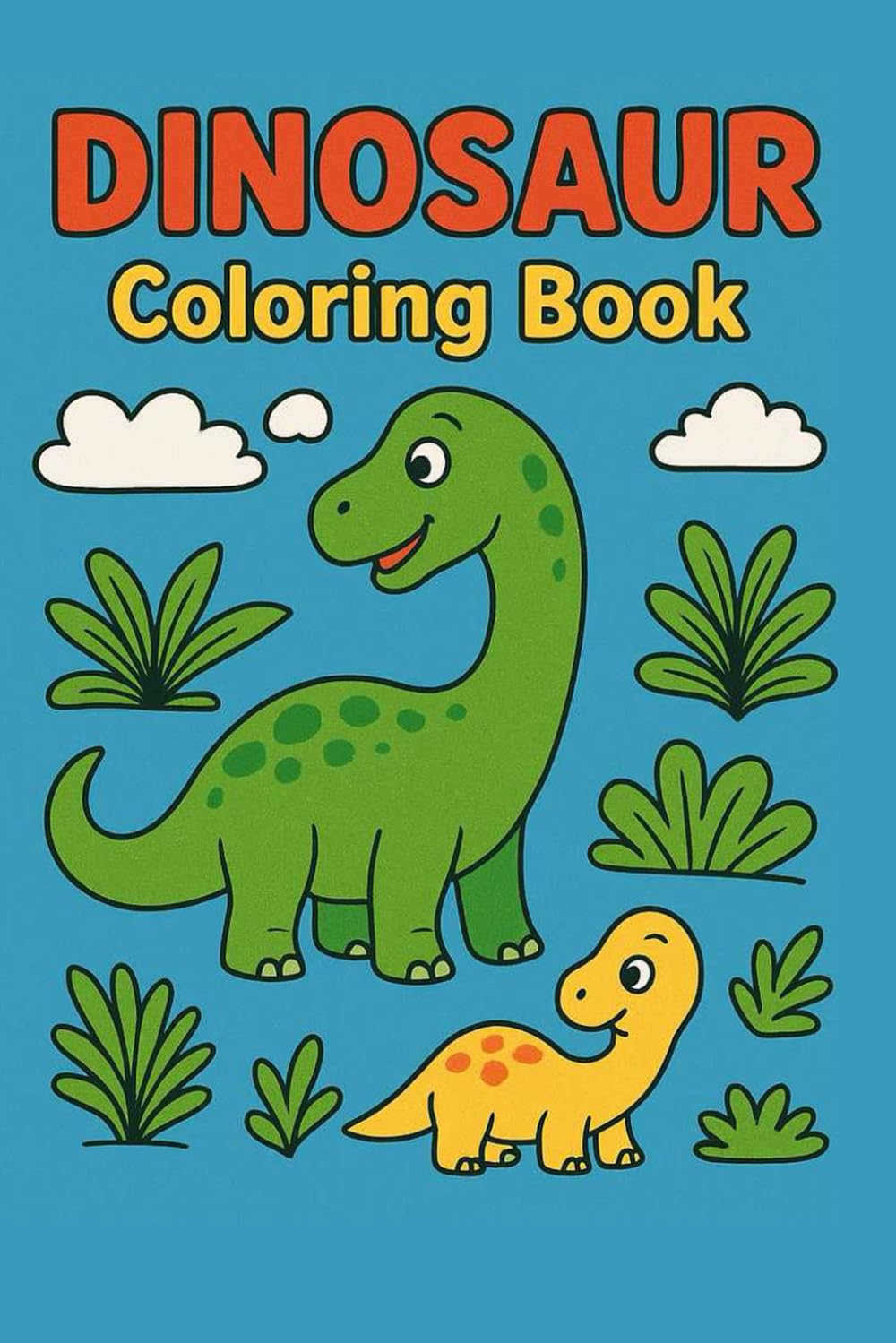 Children’s Dinosaur colouring book
