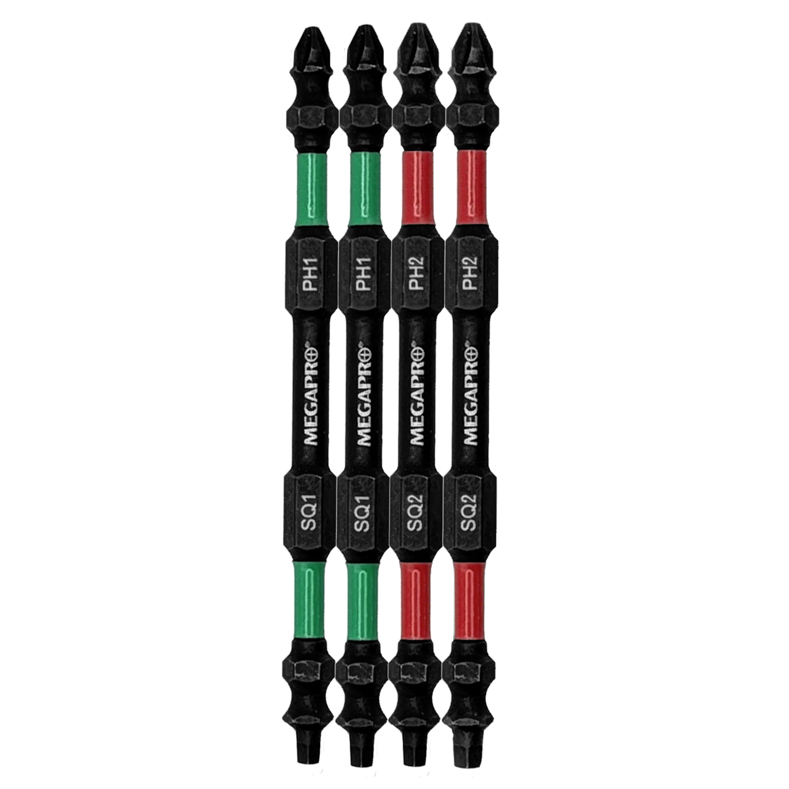 Embouts à choc en acier S2 modifié ultra résistants MEGAPRO pour vissage intensif