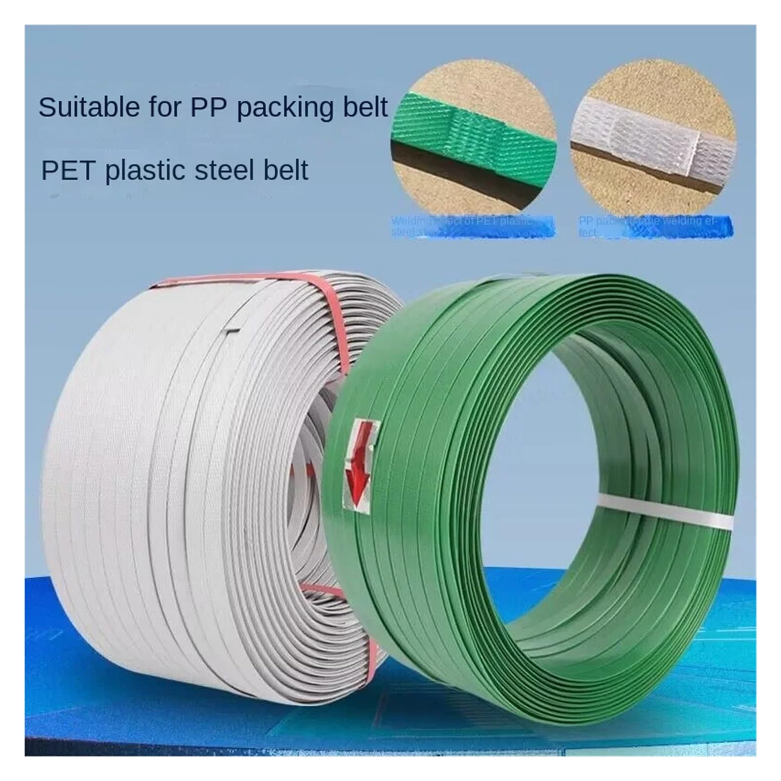 Cercleuse électrique, Machine de cerclage électrique Portable for animaux de compagnie, Machine de cerclage de sangles en plastique thermofusible sans boucle, presse de cerclage Portable, SZ-16